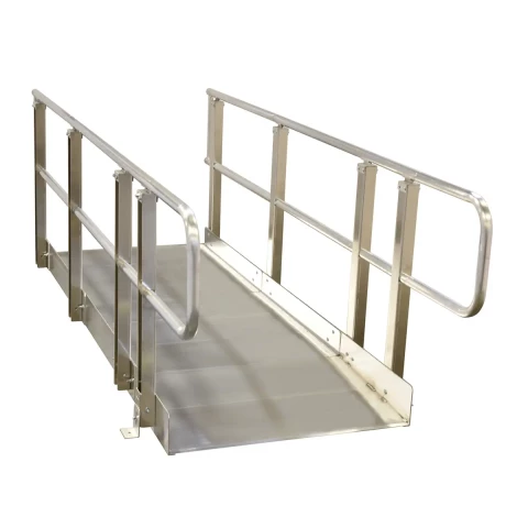 Prairie View OnTrac Solid Ramp With Handrail