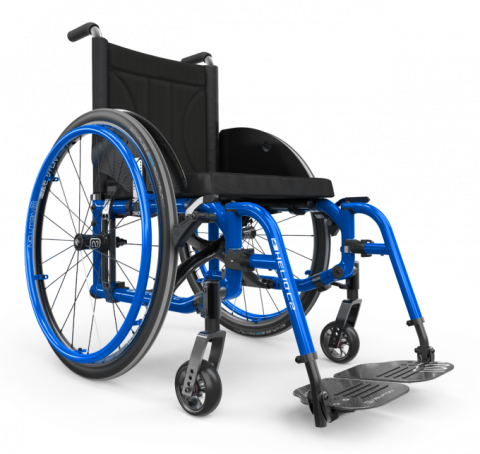 Motion Composites Helio C2 Ultra Lightweight Carbon Fiber Folding Manual Wheelchair old