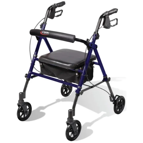 Compass Step N' Rest Rollator with 6" Wheels