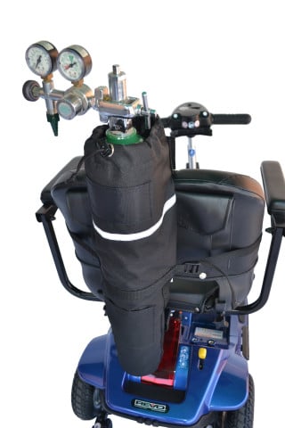 DIESTCO Oxygen Tank Holder for Scooter/Powerchair