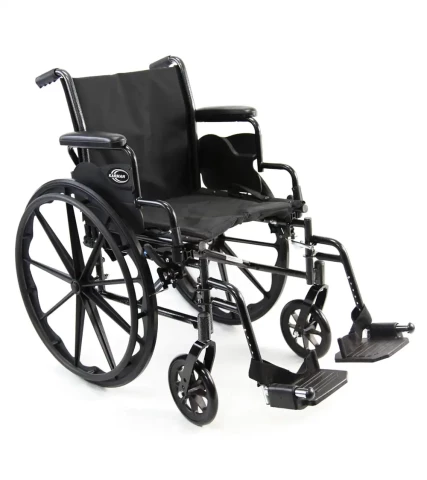 Karman LT-700 Lightweight Steel Manual Wheelchair With Removable Armrests