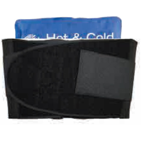 Compass Hot and Cold Compression Back Wrap with Pocket