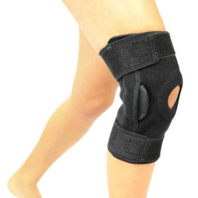 Carbon Fiber Hinged Knee Brace Lightweight ROM Knee Support for